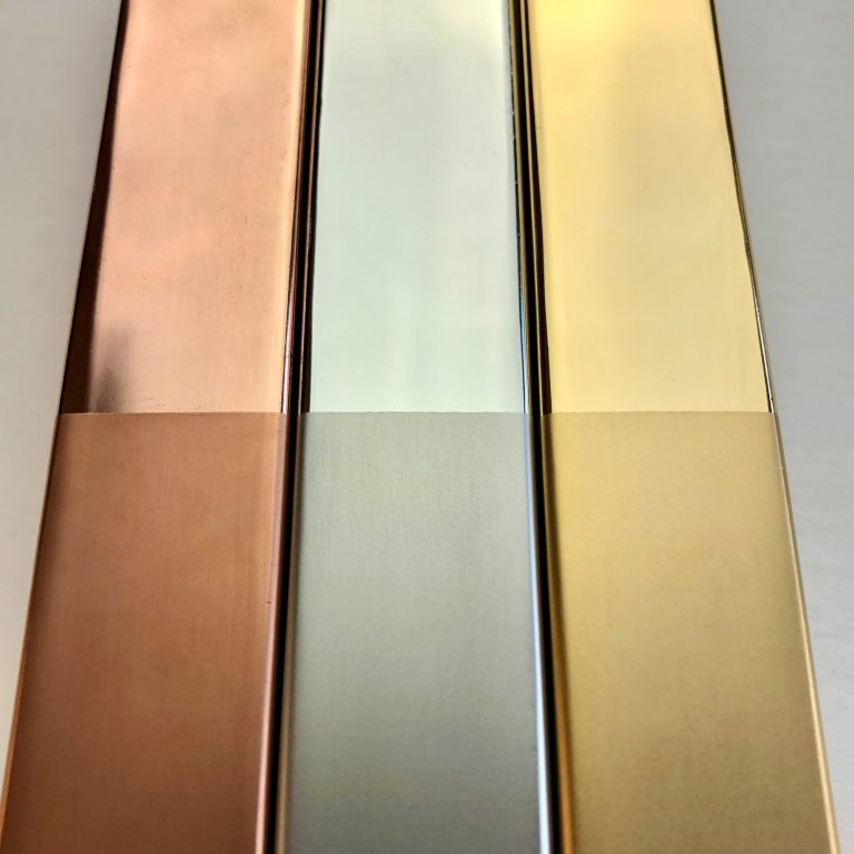 Kupfer/Nickel/Gold Metalloberflächen veredelt
